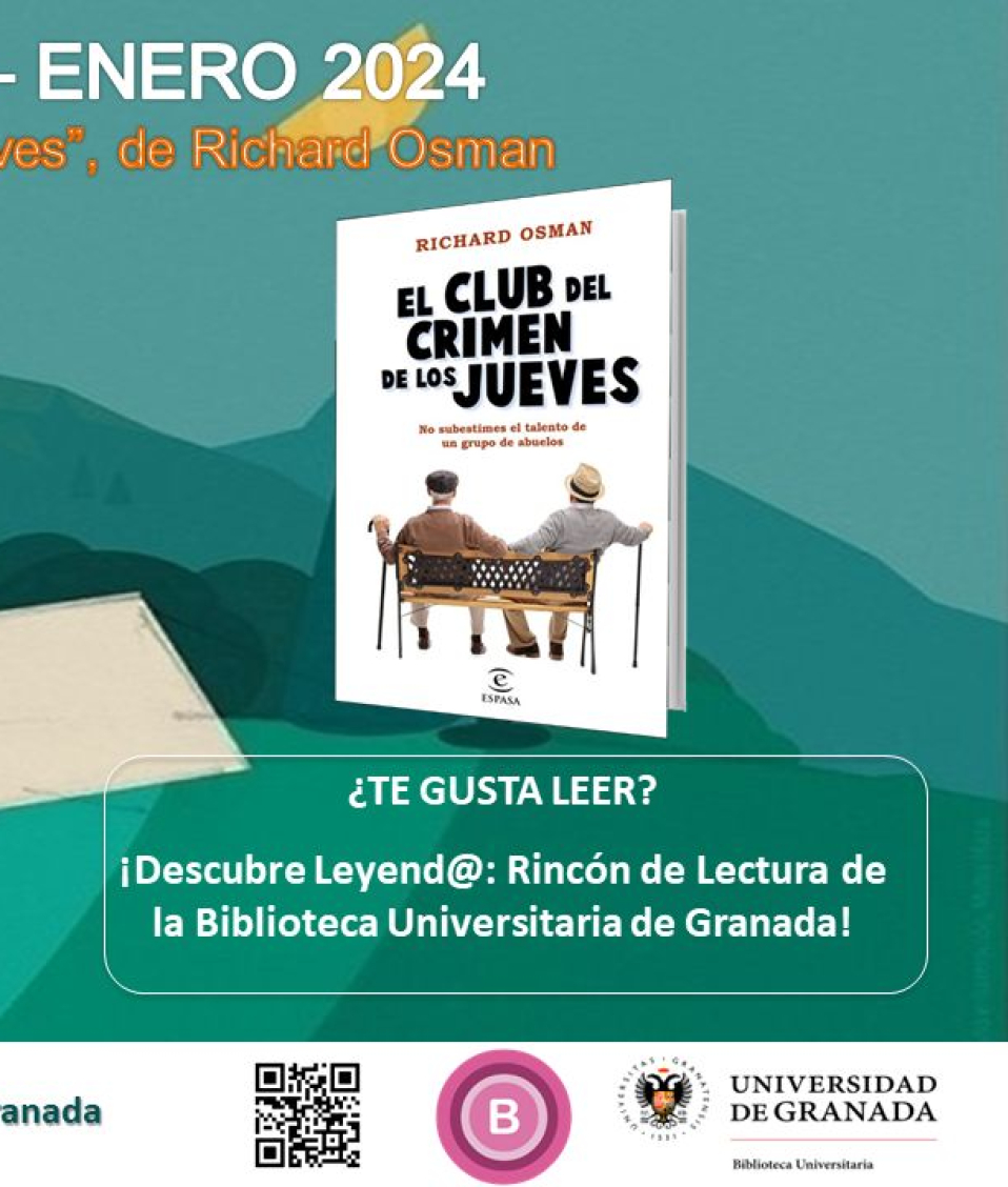Leyend, Rincón de Lectura Libro para Enero de 2024 Biblioteca UGR
